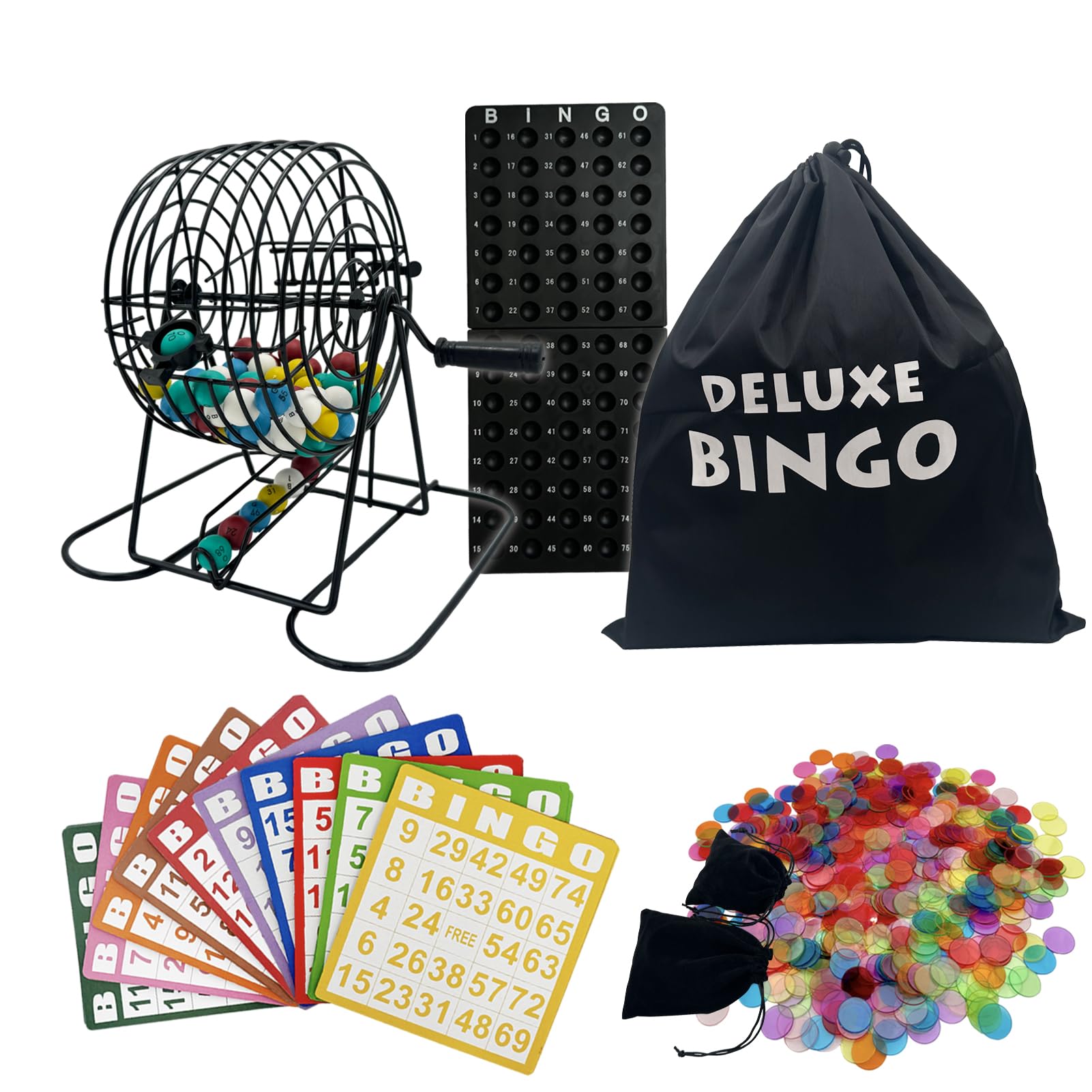 SUTIMSHE Deluxe Bingo Cage for smooth, quick draws at parties.