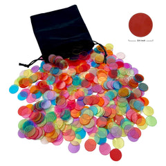 SUTIMSHE Deluxe bingo chips in mixed colors for vibrant tracking and visibility