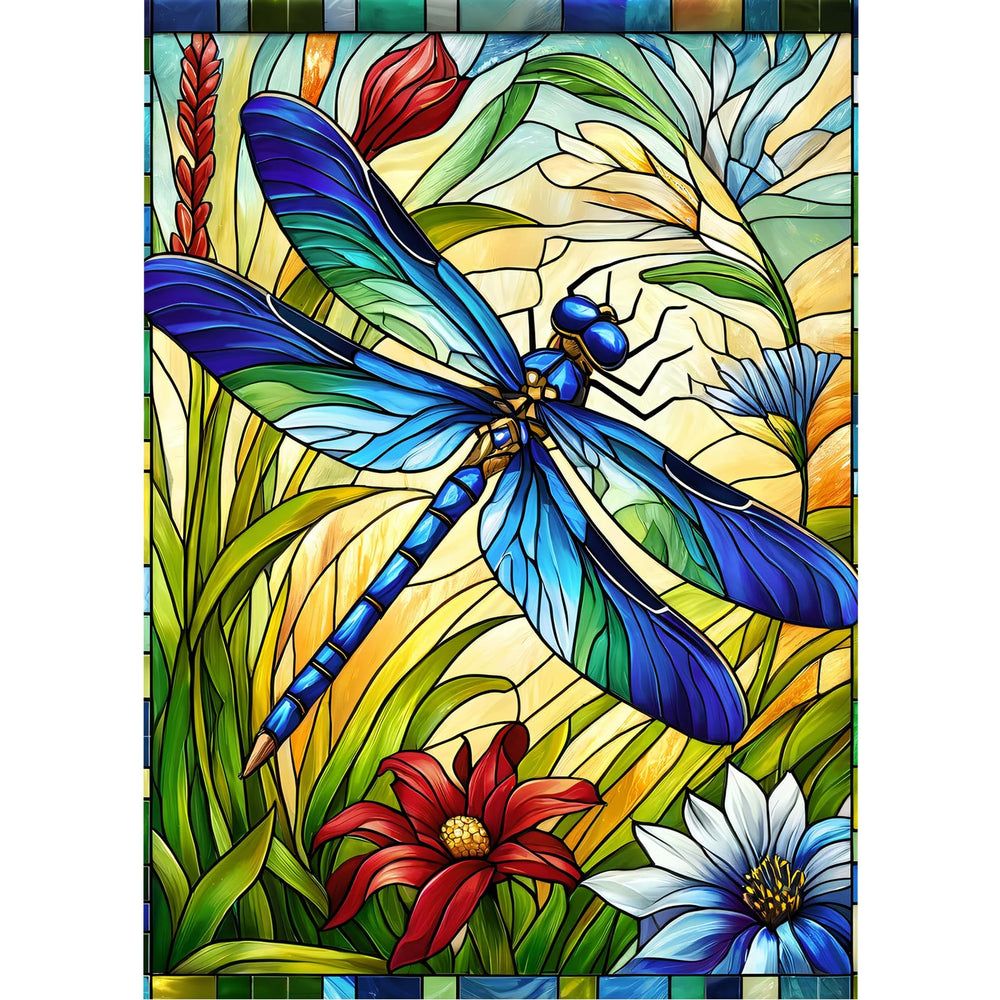 Sutinban dragonfly puzzle box with vibrant colors for a relaxing family night.