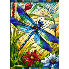 Sutinban dragonfly puzzle box with vibrant colors for a relaxing family night.