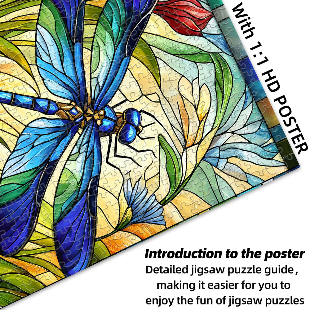 Sutinban dragonfly puzzle set offers a challenging pastime for enthusiasts.