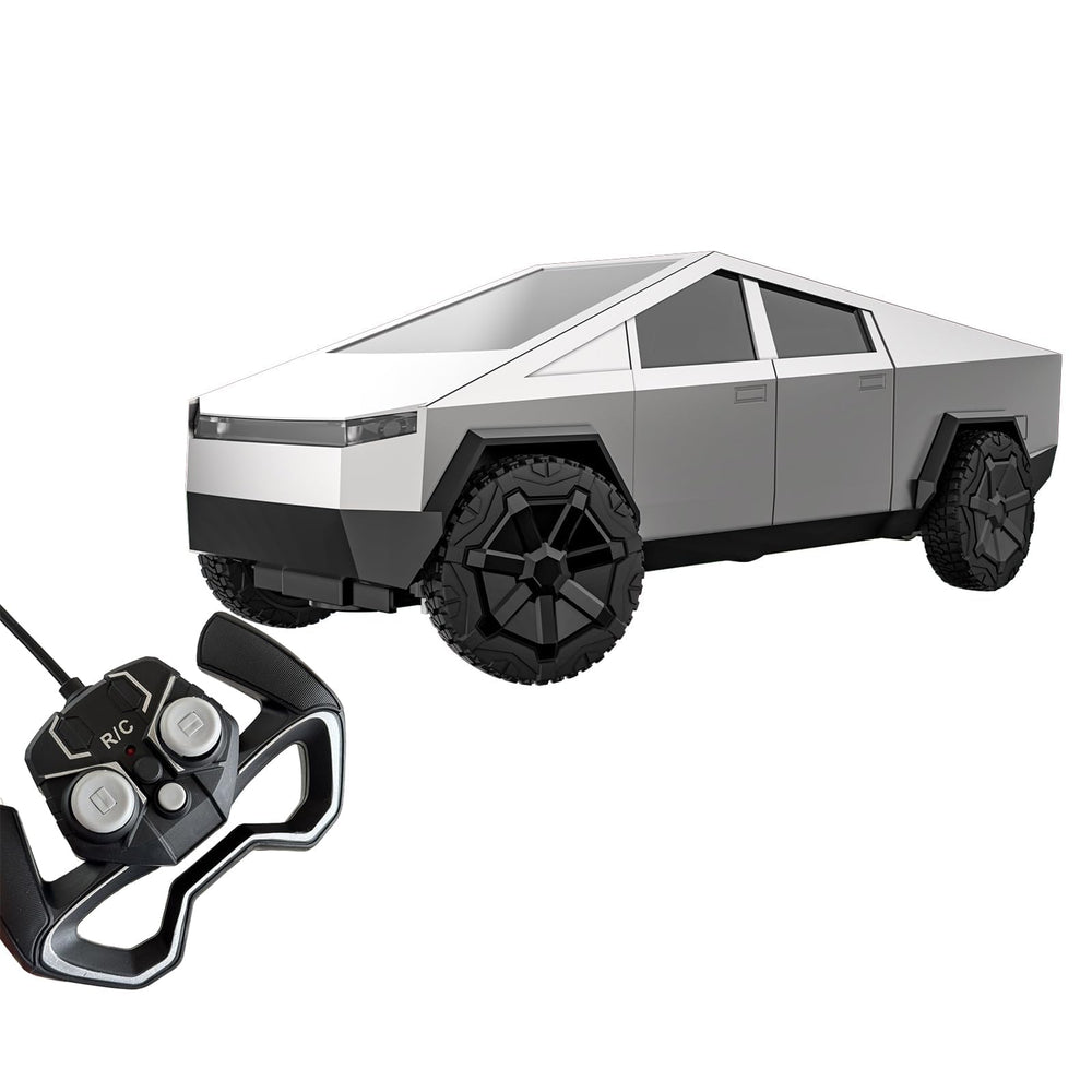 Suvabe pickup-truck RC front view, durable toy for quick, precise steering.