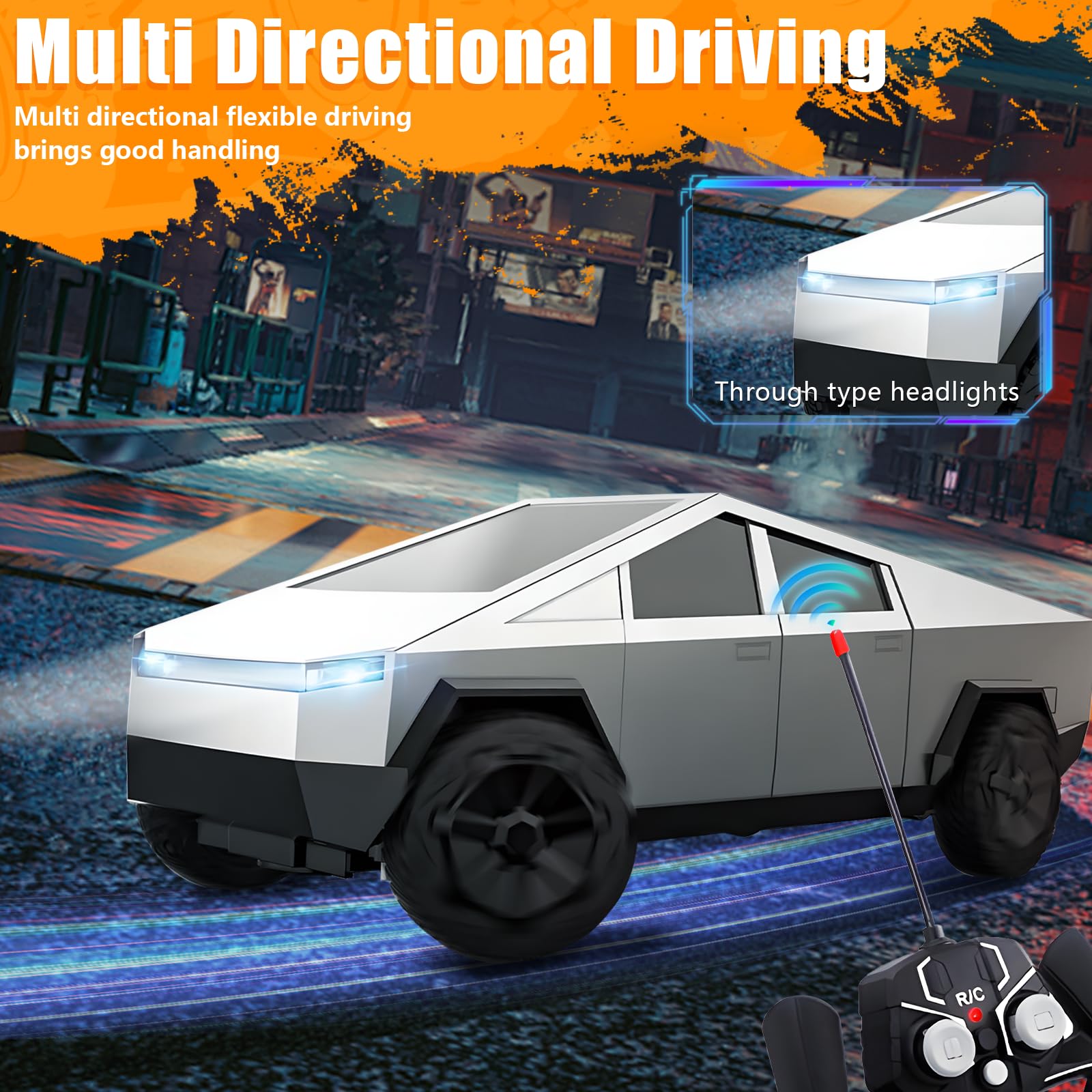 Suvabe RC car 2.4GHz racing enables multi-car battles for family fun.