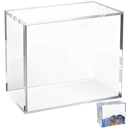 SUVQWJT PKMN booster box case front view showing clear protection for mint-looking display