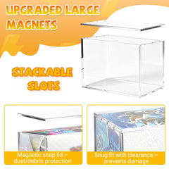SUVQWJT PKMN booster box case inner dimensions fit standard boxes snugly and securely