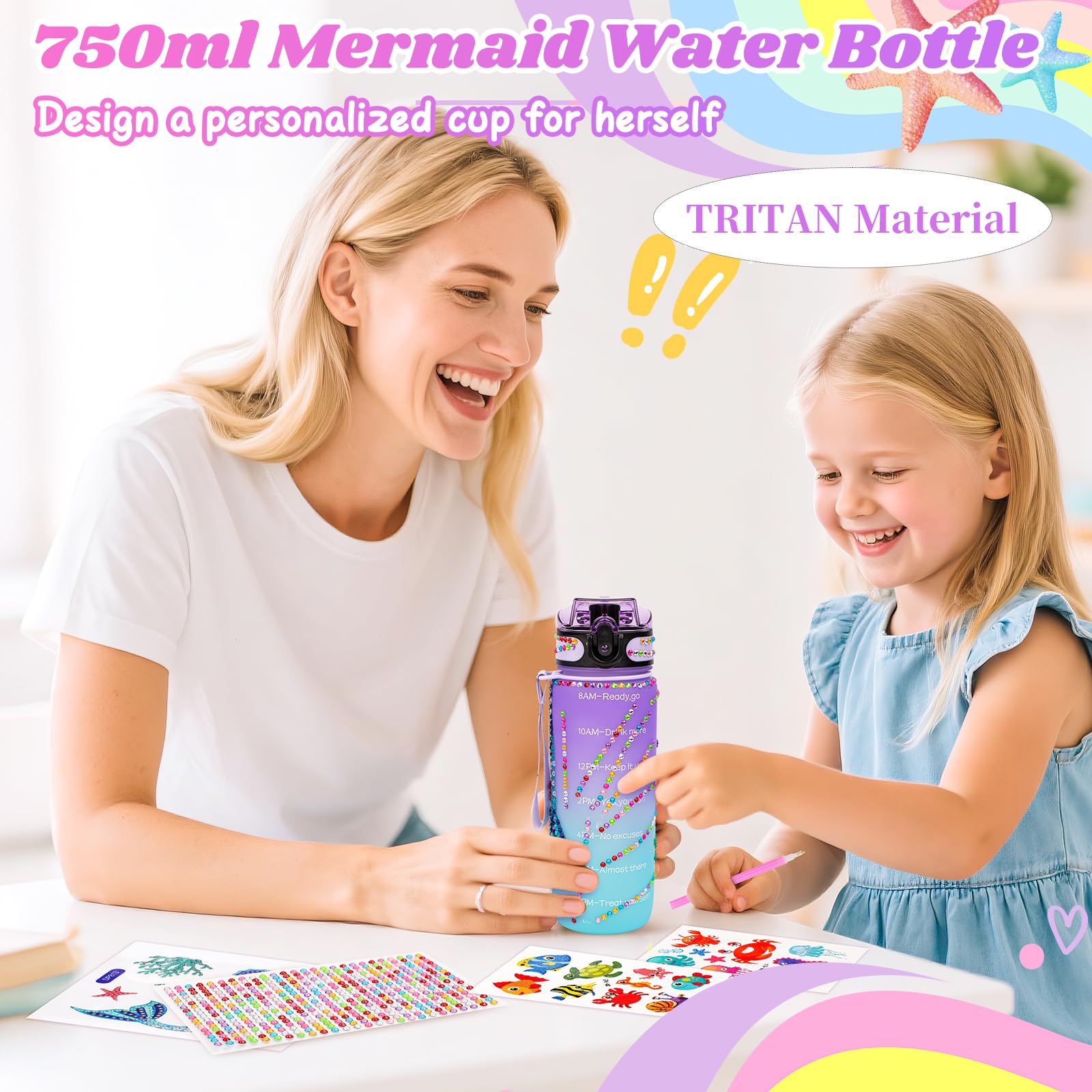 Suyaequt Mermaid lockable diary keeps secrets safe and organized.
