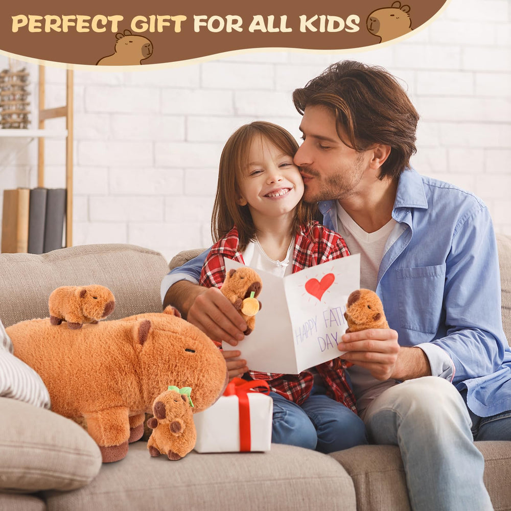 SuzziPals capybara gift-ready packaging appeals to shoppers seeking thoughtful presents.