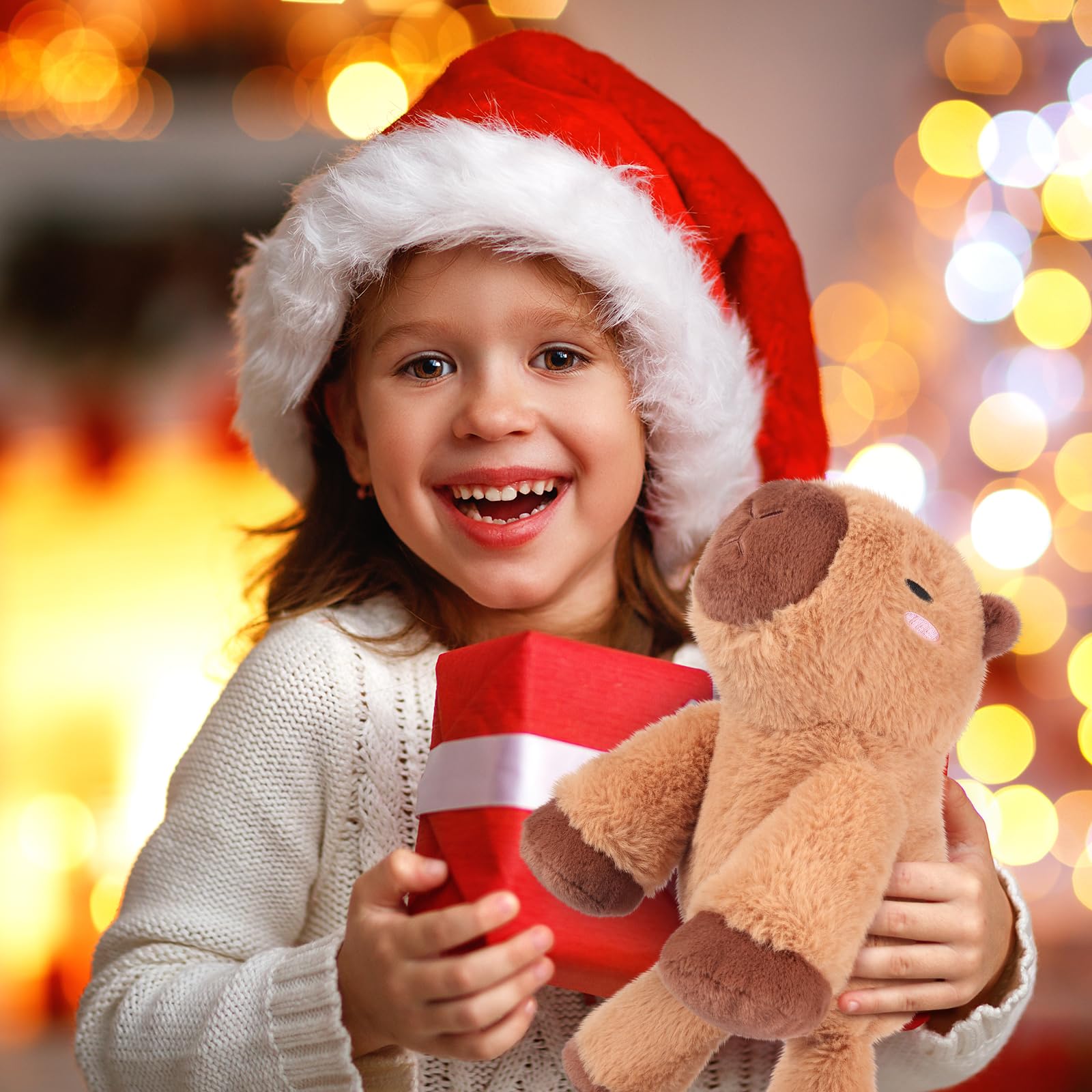 SuzziPals Capybara Plush serves as a friendly companion for kids and adults.