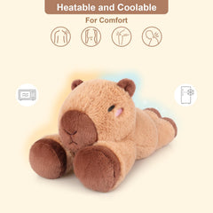SuzziPals Capybara Plush with lavender scent for restful, cozy bedtime moments.