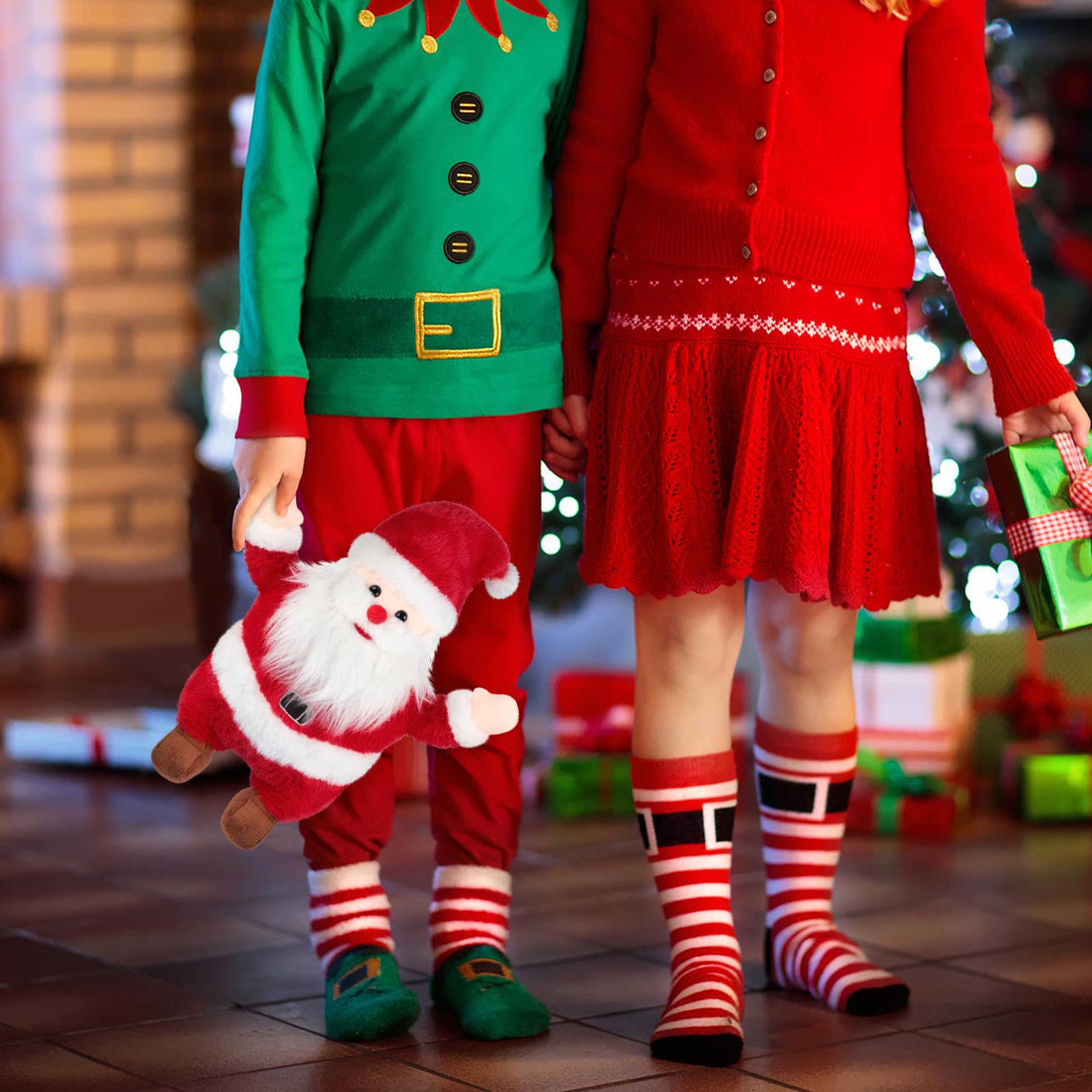 SuzziPals Santa Claus decor plush adds festive charm