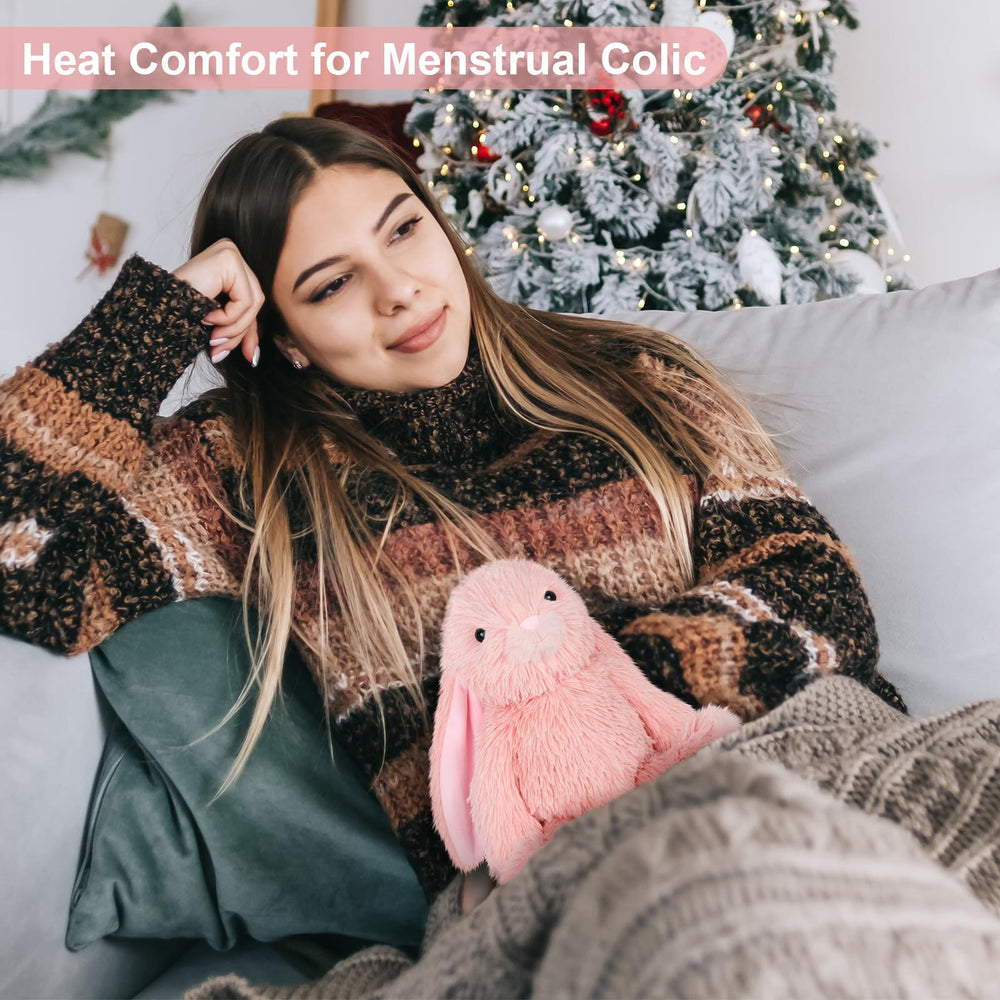 SuzziPals cooling-warming bunny demonstrates versatile cold and warm therapy