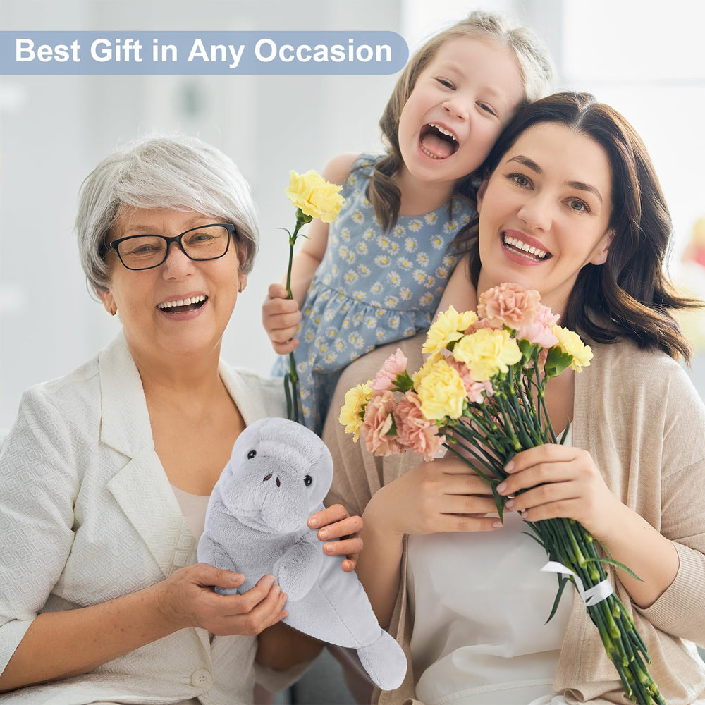SuzziPals cuddle-friendly plush doubles as a cozy heating pad.