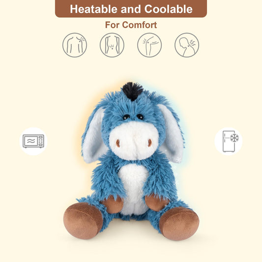 SuzziPals donkey plush cold pack for refreshing cooling relief