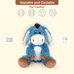 SuzziPals donkey plush cold pack for refreshing cooling relief