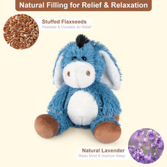 SuzziPals donkey plush lavender scent enhances relaxation