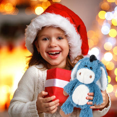 SuzziPals donkey plush travel companion for naps and journeys