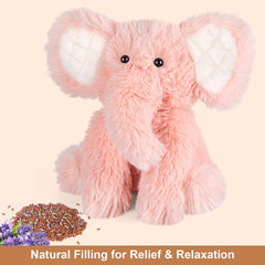SuzziPals elephant plushie lavender scent enhances calm during use