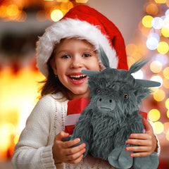 SuzziPals gift-ready Highland cow plush packaging for cow lovers
