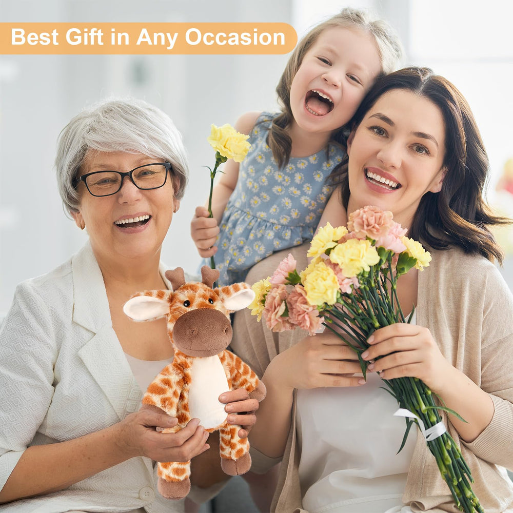 SuzziPals Giraffe Plush – cozy decor for bedrooms and living spaces.