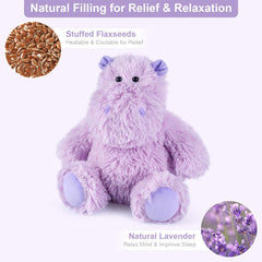 SuzziPals hippo plush closeup with soft fur and calming lavender scent