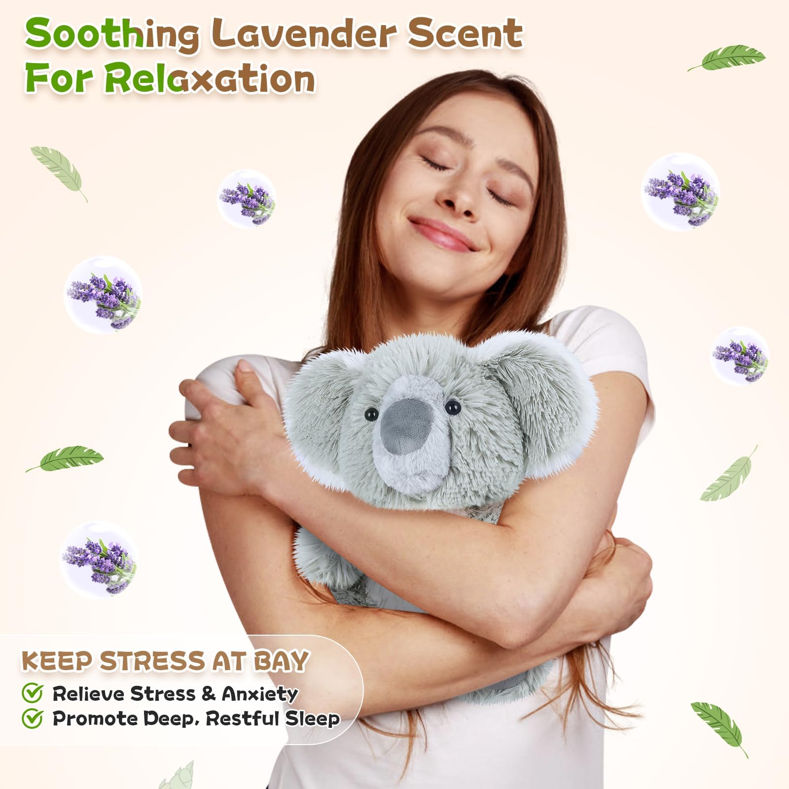 SuzziPals koala cold therapy plush ready for refreshing cooling sessions.