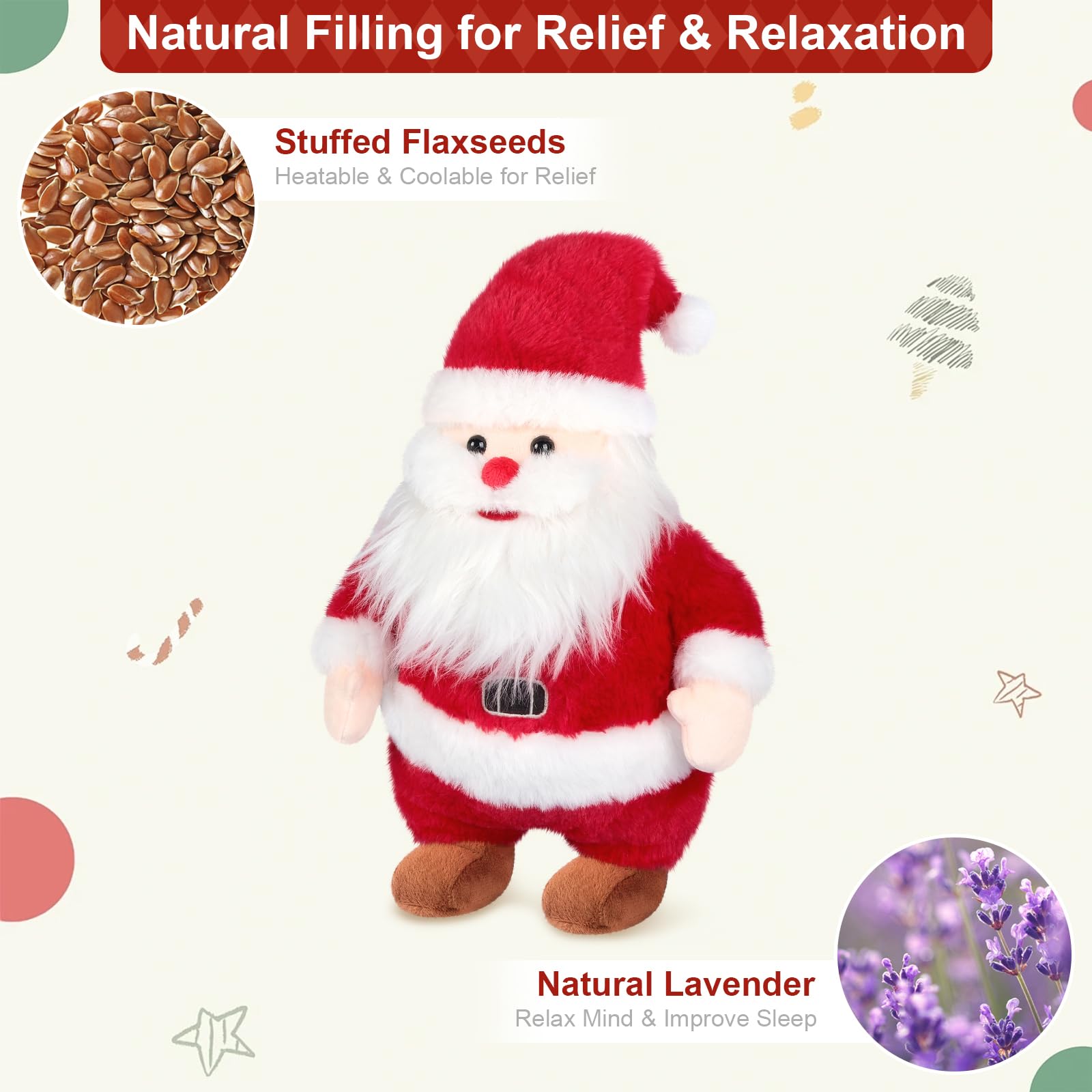 SuzziPals lavender-filled plush provides a calming scent