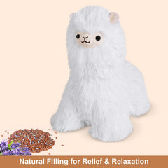SuzziPals Llama heating pad microwave-ready for warm comfort