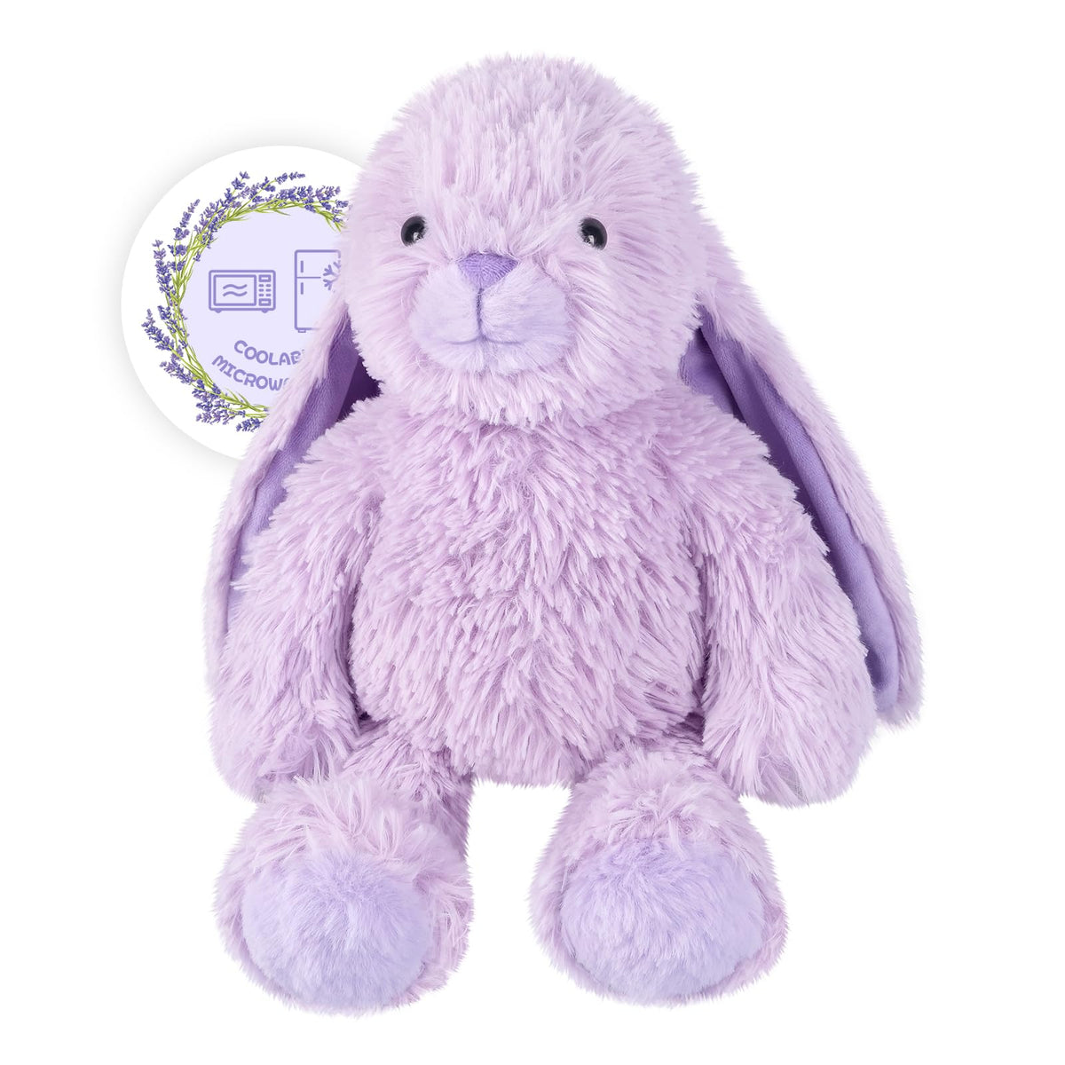 SuzziPals Lumina bunny heating pad in action for cozy warmth