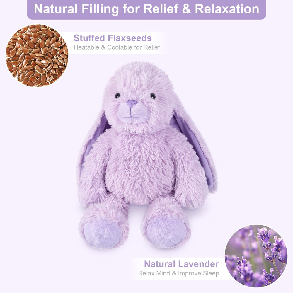 Lumina lavender-filled bunny plush ready to scent and relax