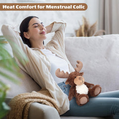 SuzziPals Moose plush provides bedtime comfort and security