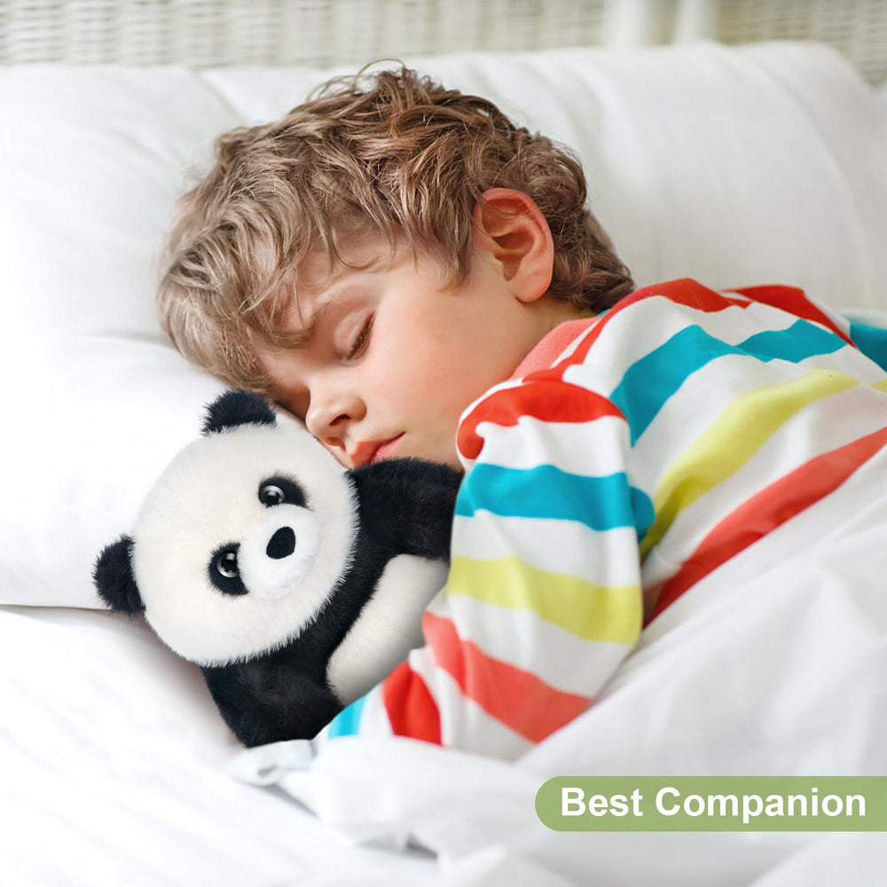 SuzziPals Panda portable companion for home, work, and travel.
