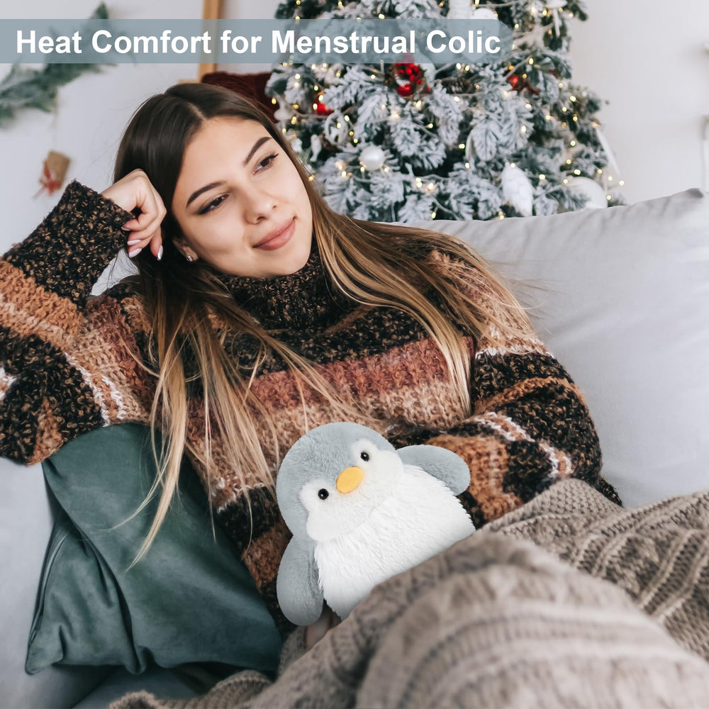 SuzziPals Penguin Plush lavender close-up highlighting soothing scent.