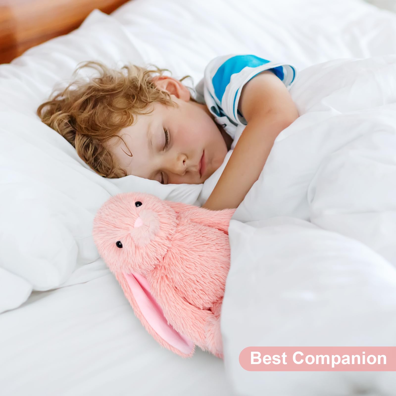 SuzziPals bunny plush fosters emotional comfort during bedtime and travel