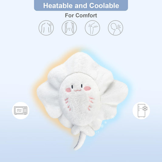 SuzziPals Stingray plush microwave heat for gentle warmth