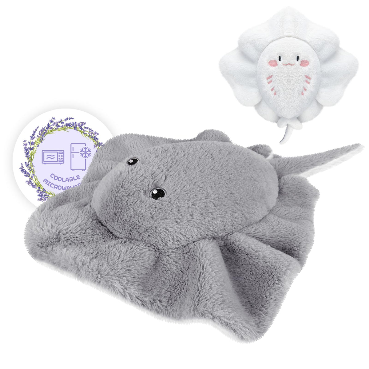 SuzziPals Stingray plush soft material for cozy cuddling