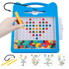 Svance magnetic drawing board with blue cat beads enables imaginative, screen-free play.