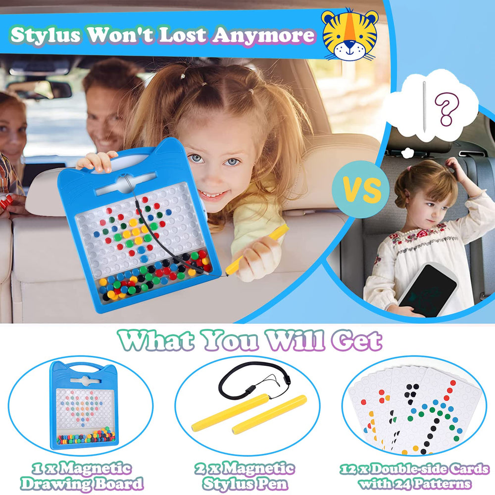 Svance 8-inch portable doodle board offers independent play anywhere.
