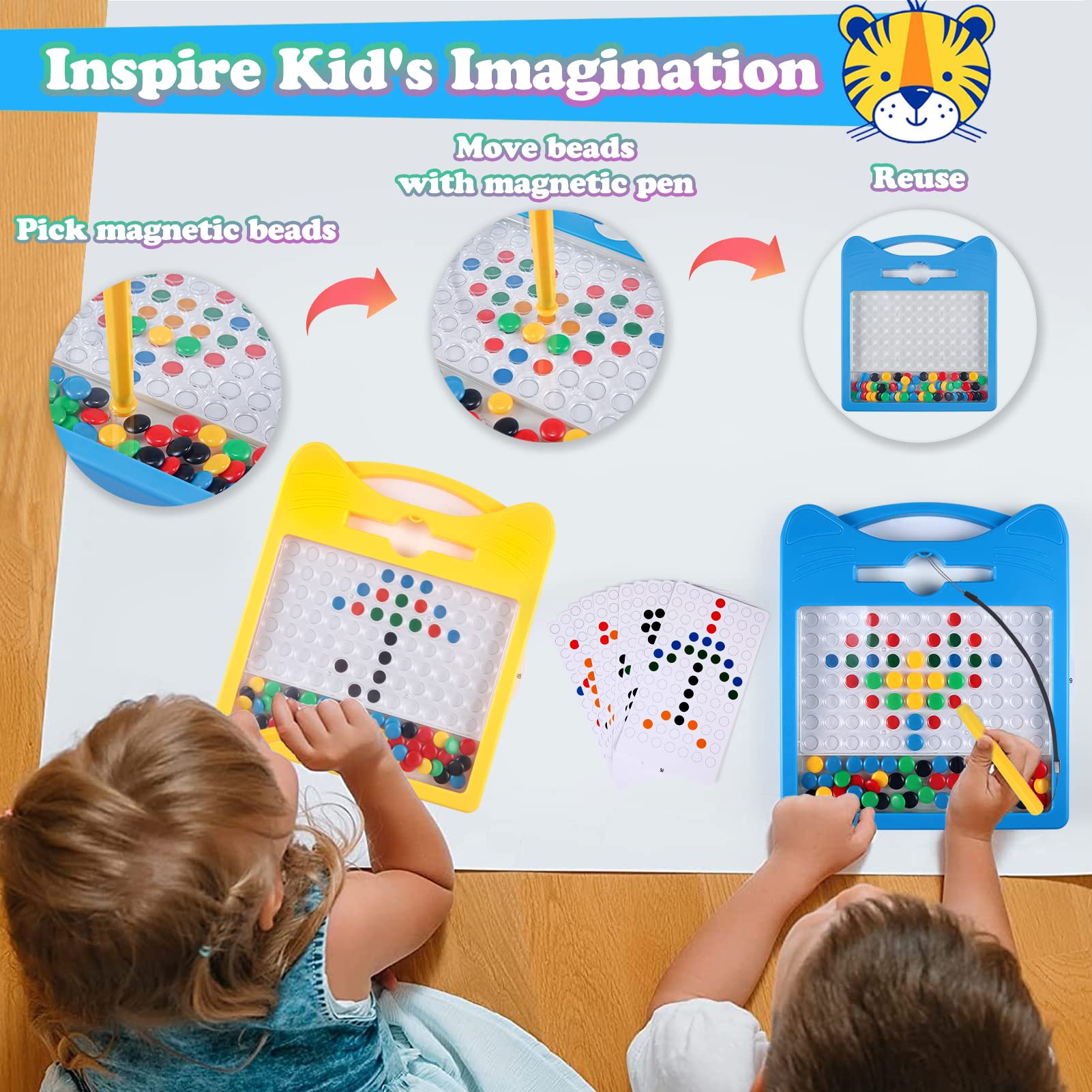 Svance screen-free activity ideal for road trips, meals, and quiet moments.