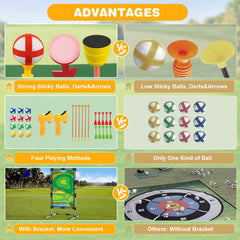 SVANE Golf Chipping Game sticky darts ready for wall-friendly play.