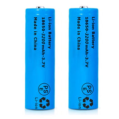 Svenirven 18650 button-top battery 2-pack in use powering a flashlight