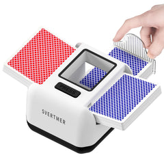 Svertmer automatic card shuffler front view for compact home use