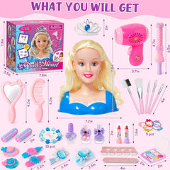 SVMK daisy-clips for doll head secure playful hairstyles.