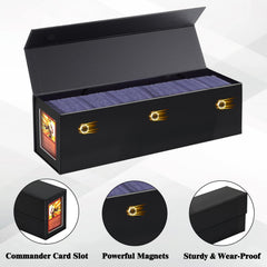 Swaitee magnetic closure protects cards from damage during transport.