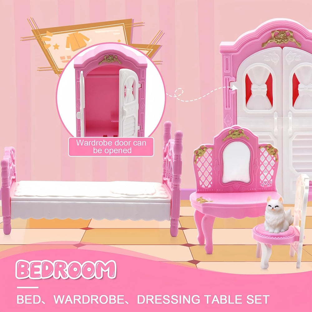 SwankyStyle dining-room set enables kids to stage meals and social scenes.