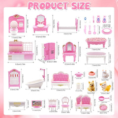 SwankyStyle dollhouse living room set enhances cozy layouts and storytelling possibilities.