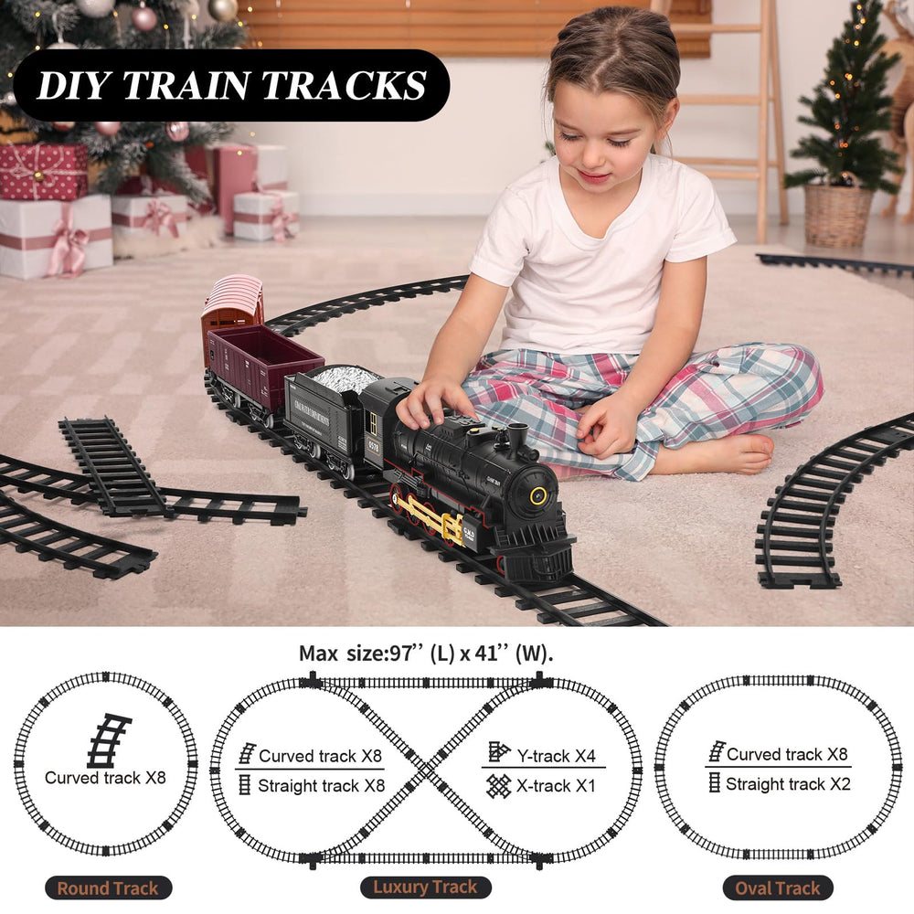 SWATOW 21 piece track set supports flexible layouts