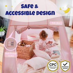 Sweet Cuddly Night bottle holder in unicorn tent for snacks