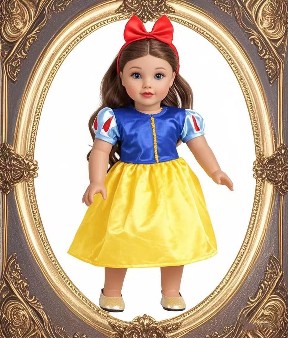 Sweet Dolly 18-inch doll dress set B with vibrant color options