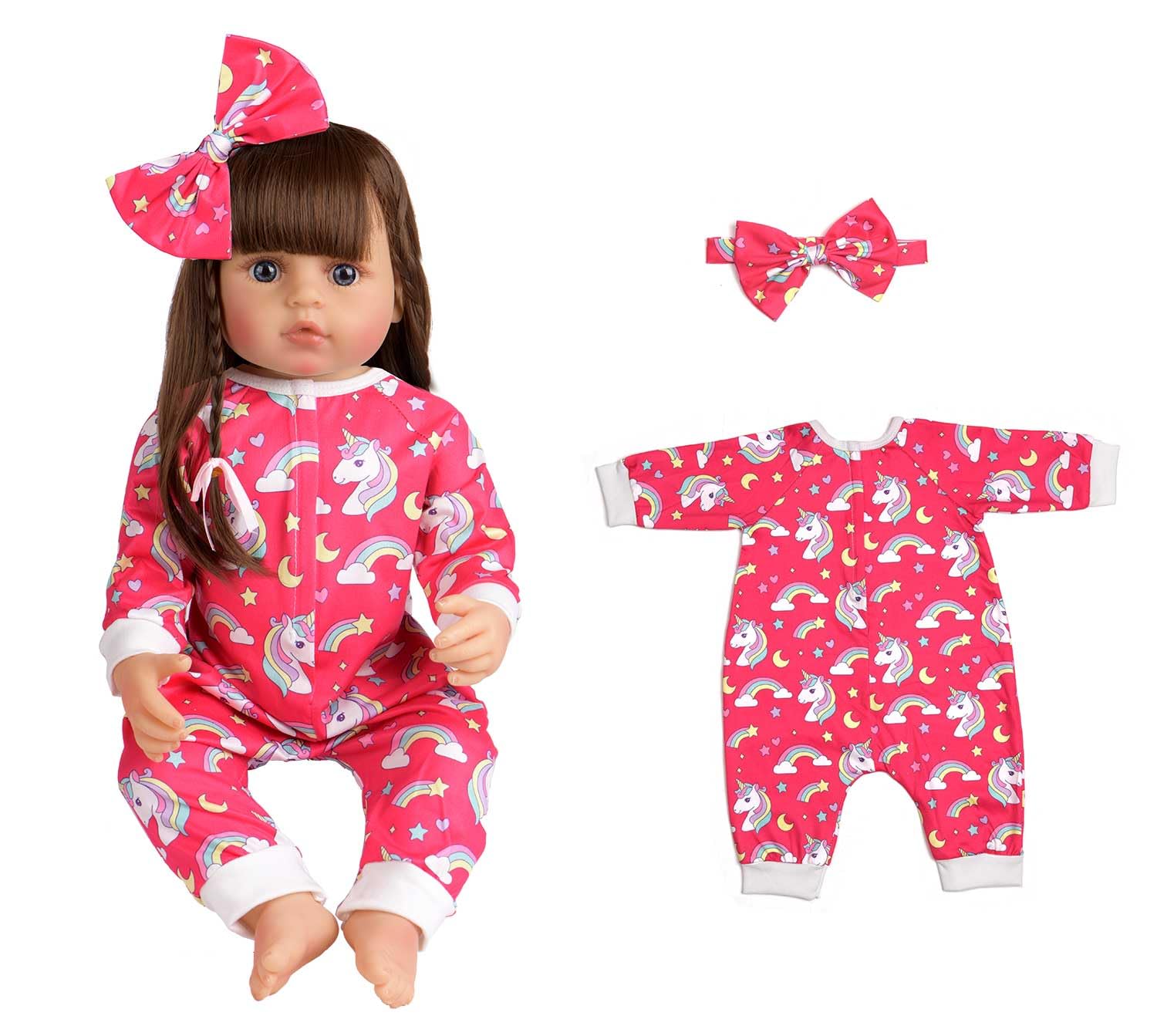 Sweet Dolly bunny headband adds charm to the dressed-up doll look
