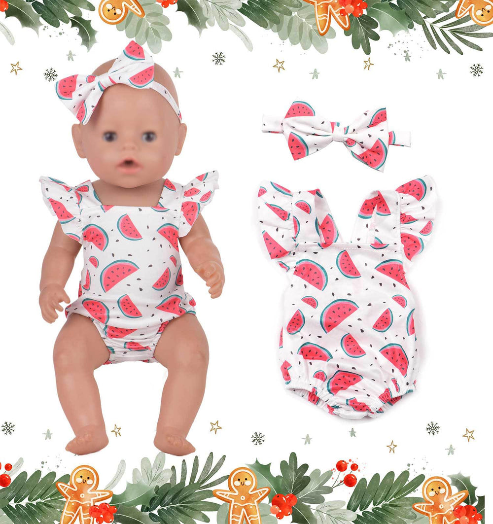 Sweet Dolly closeup of plaid dress, highlighting craft and fit for 15-18 inch dolls.